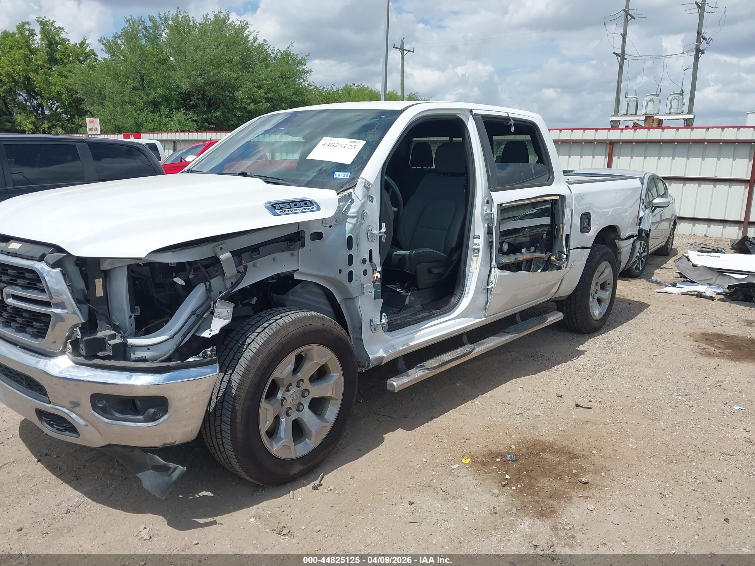 2024 Ram 1500 Lone Star  4x2 5'7 Box White vin: 1C6RREFT7RN183836
