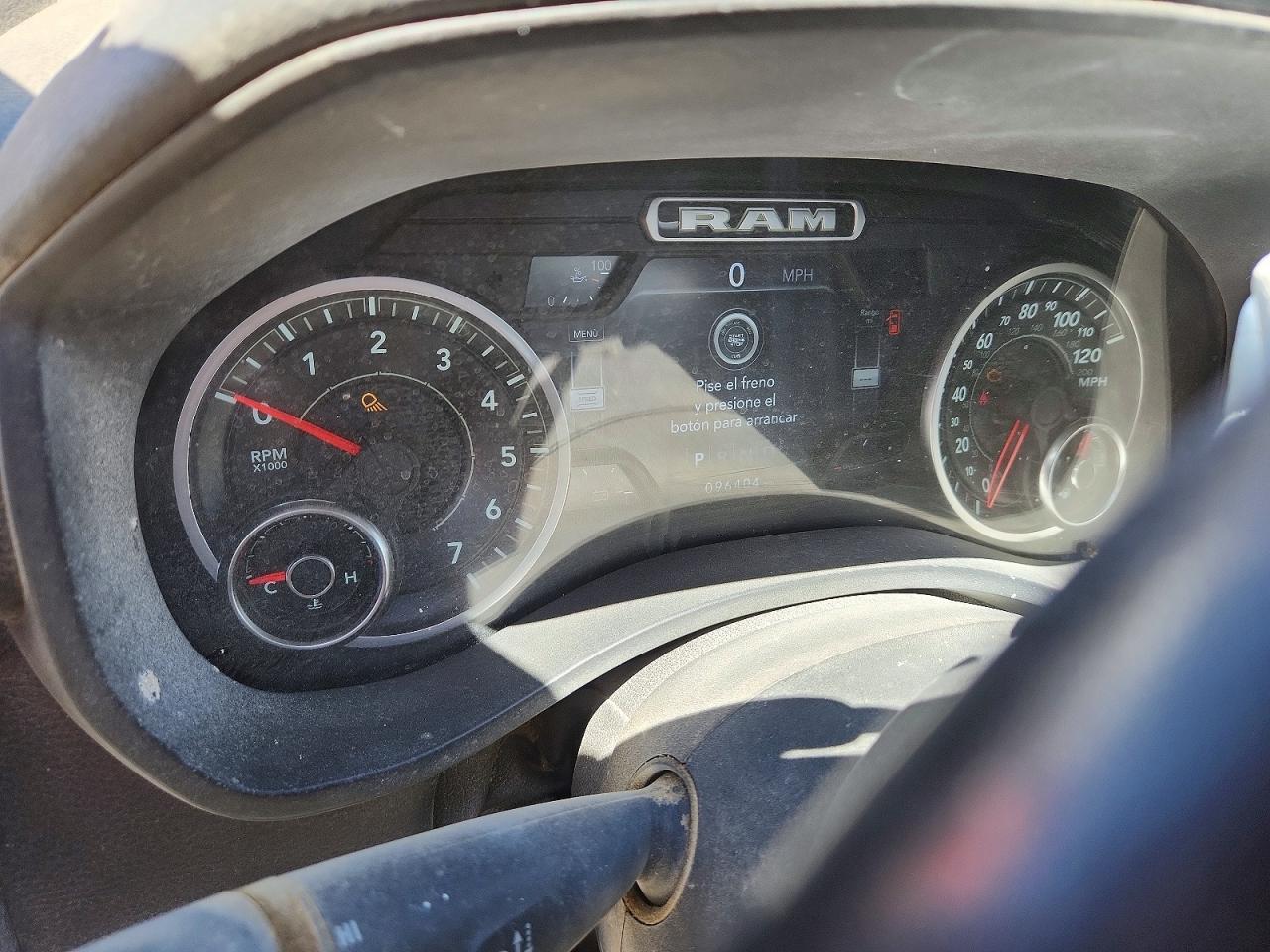 2019 Ram 1500 Big Horn Черный vin: 1C6RREFT9KN740476