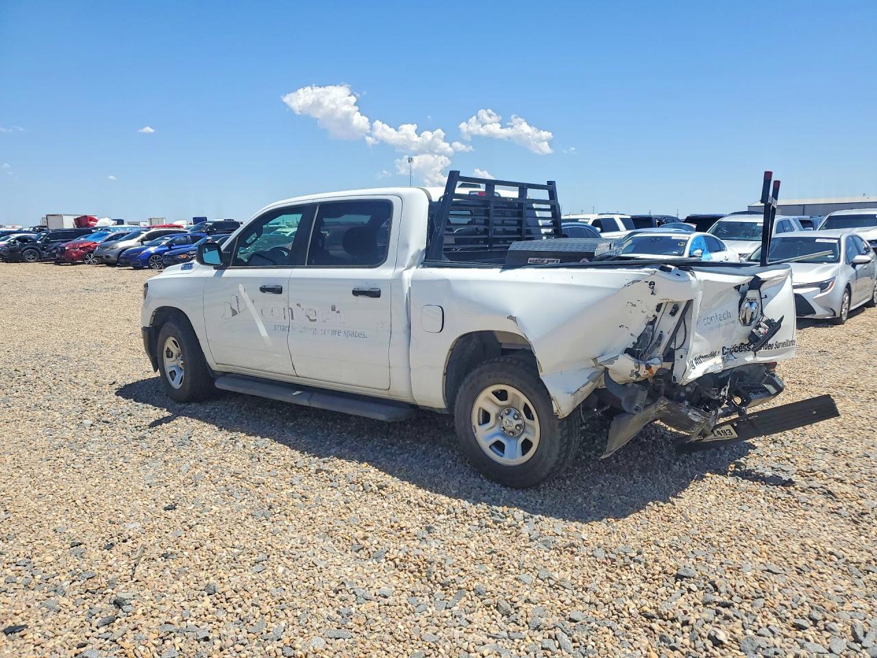 2023 Ram 1500 Tradesman White vin: 1C6RREGT5PN654359