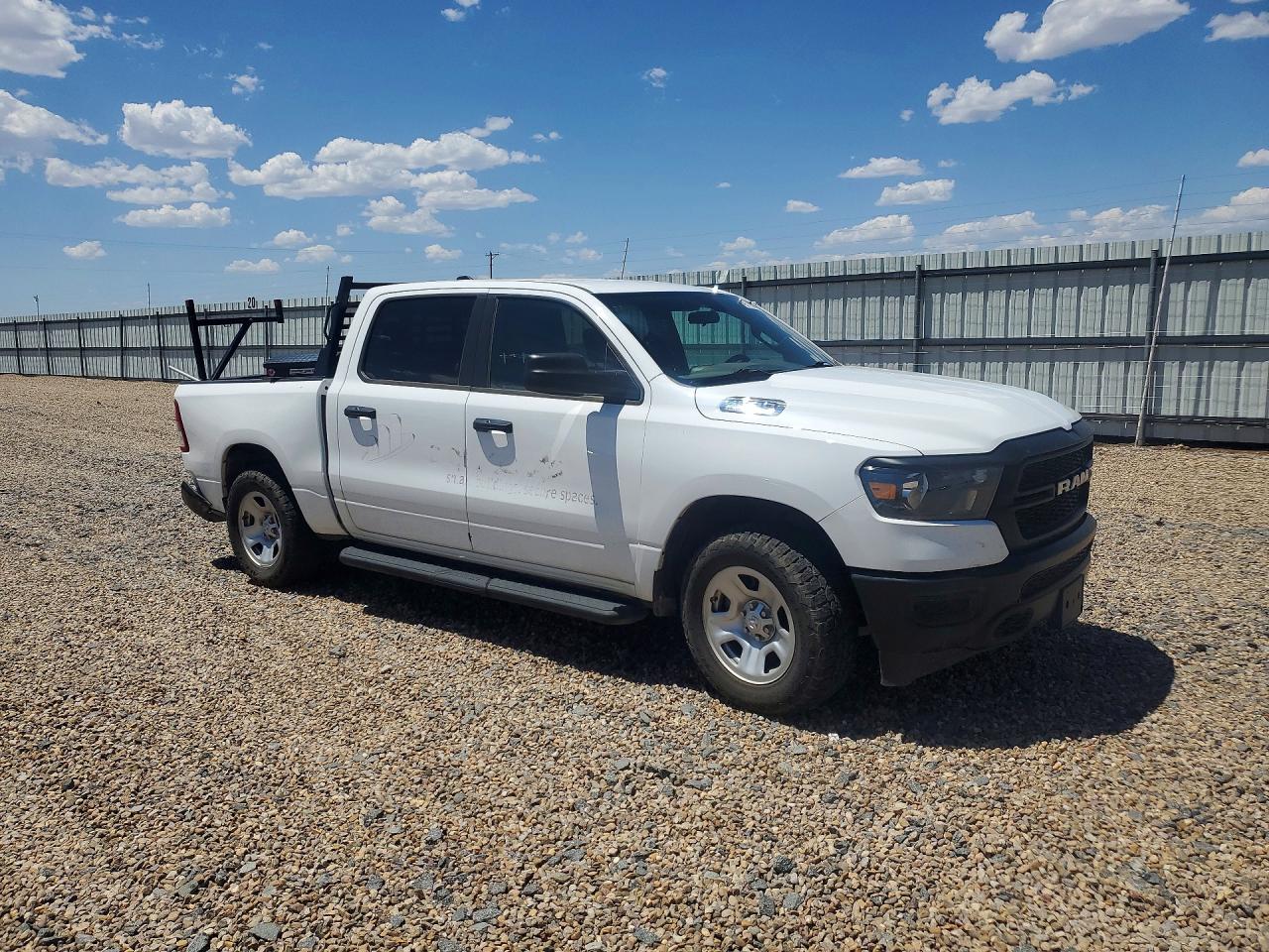 2023 Ram 1500 Tradesman White vin: 1C6RREGT5PN654359