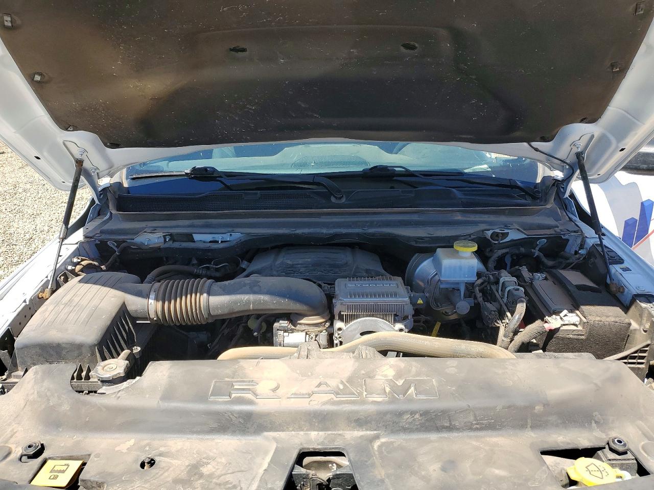 2023 Ram 1500 Tradesman White vin: 1C6RREGT5PN654359