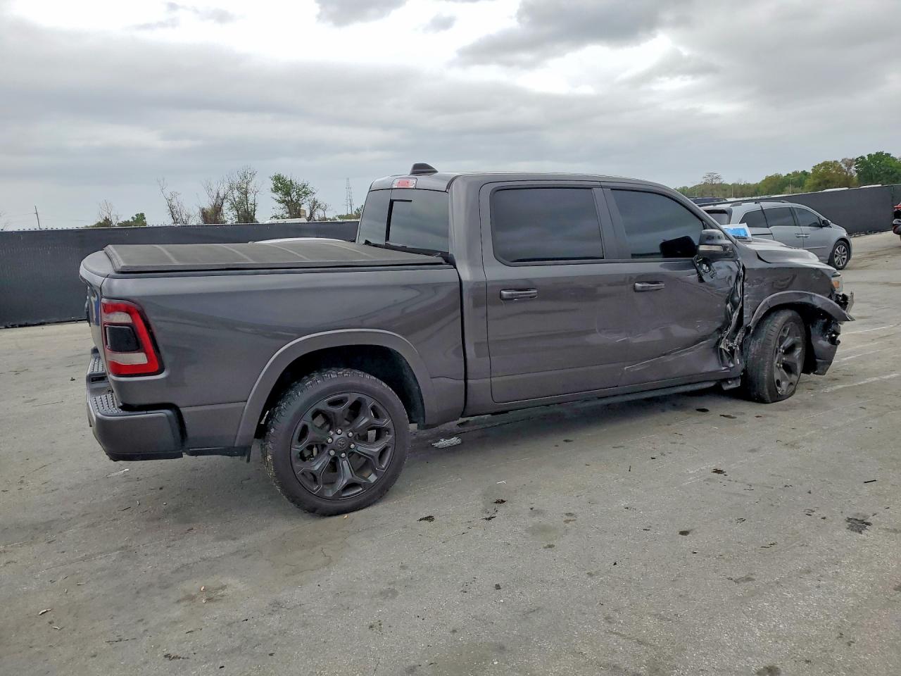 2021 Ram 1500 Limited Gray vin: 1C6RREHT0MN748868