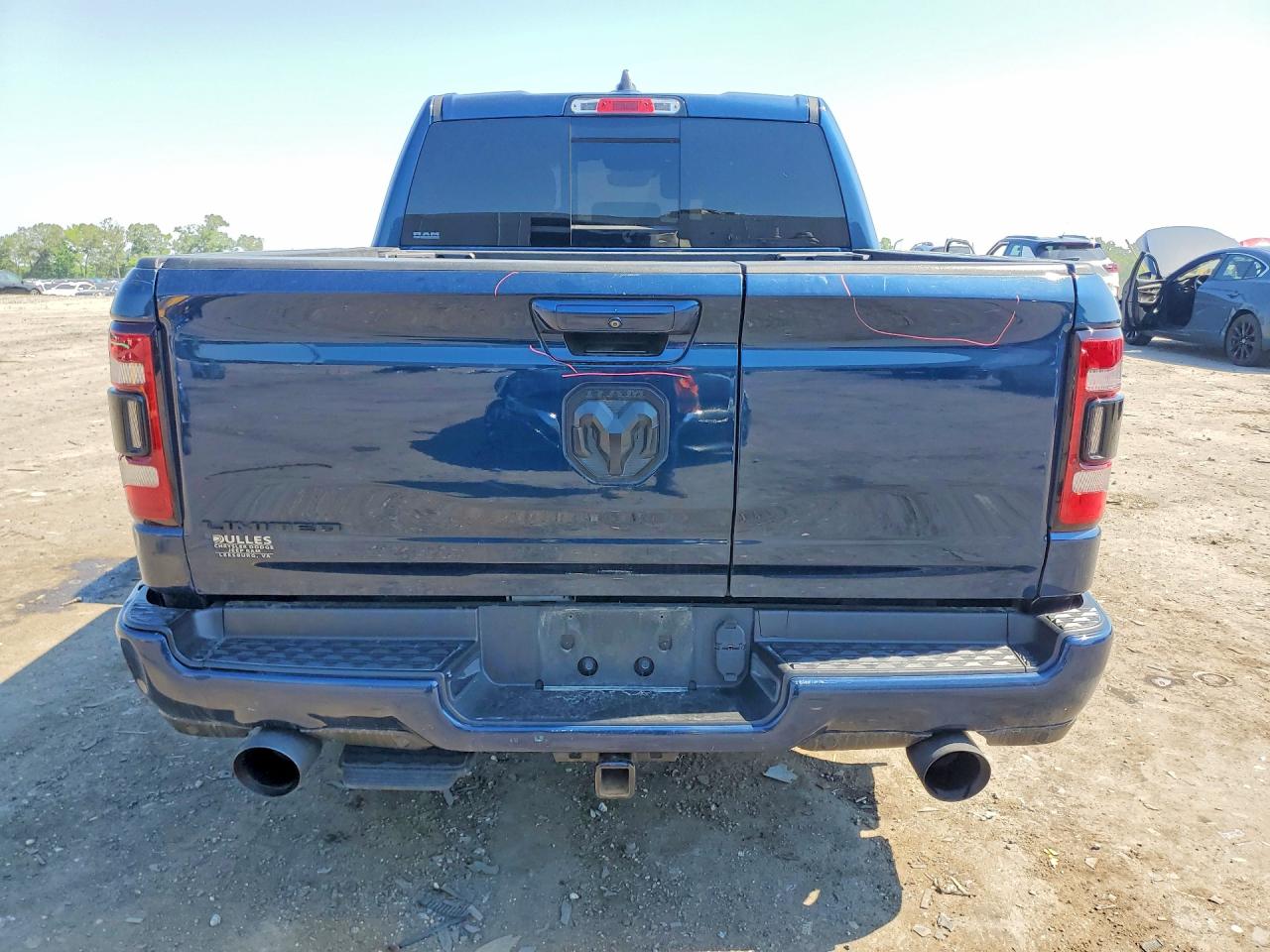 2021 Ram 1500 Limited Blue vin: 1C6RREHT3MN709336