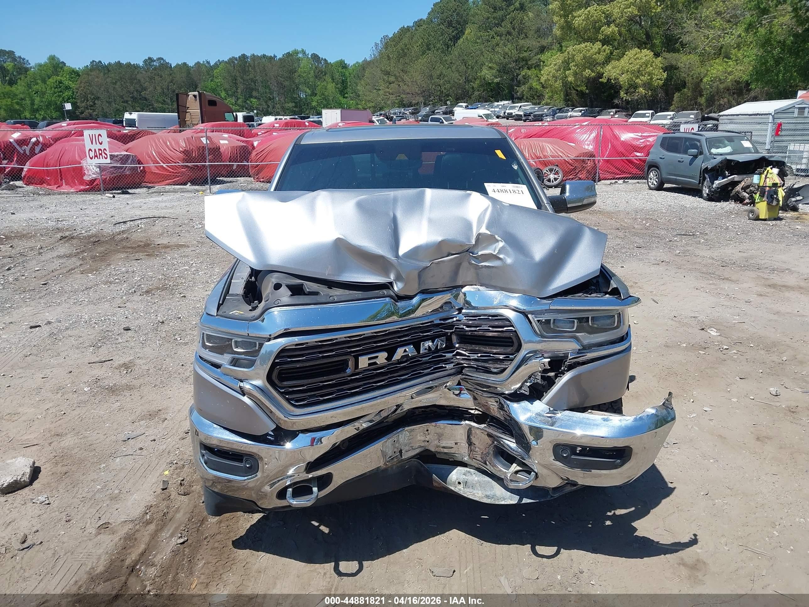 2019 Ram 1500 Limited  4x2 5'7 Box Gray vin: 1C6RREHT4KN800709