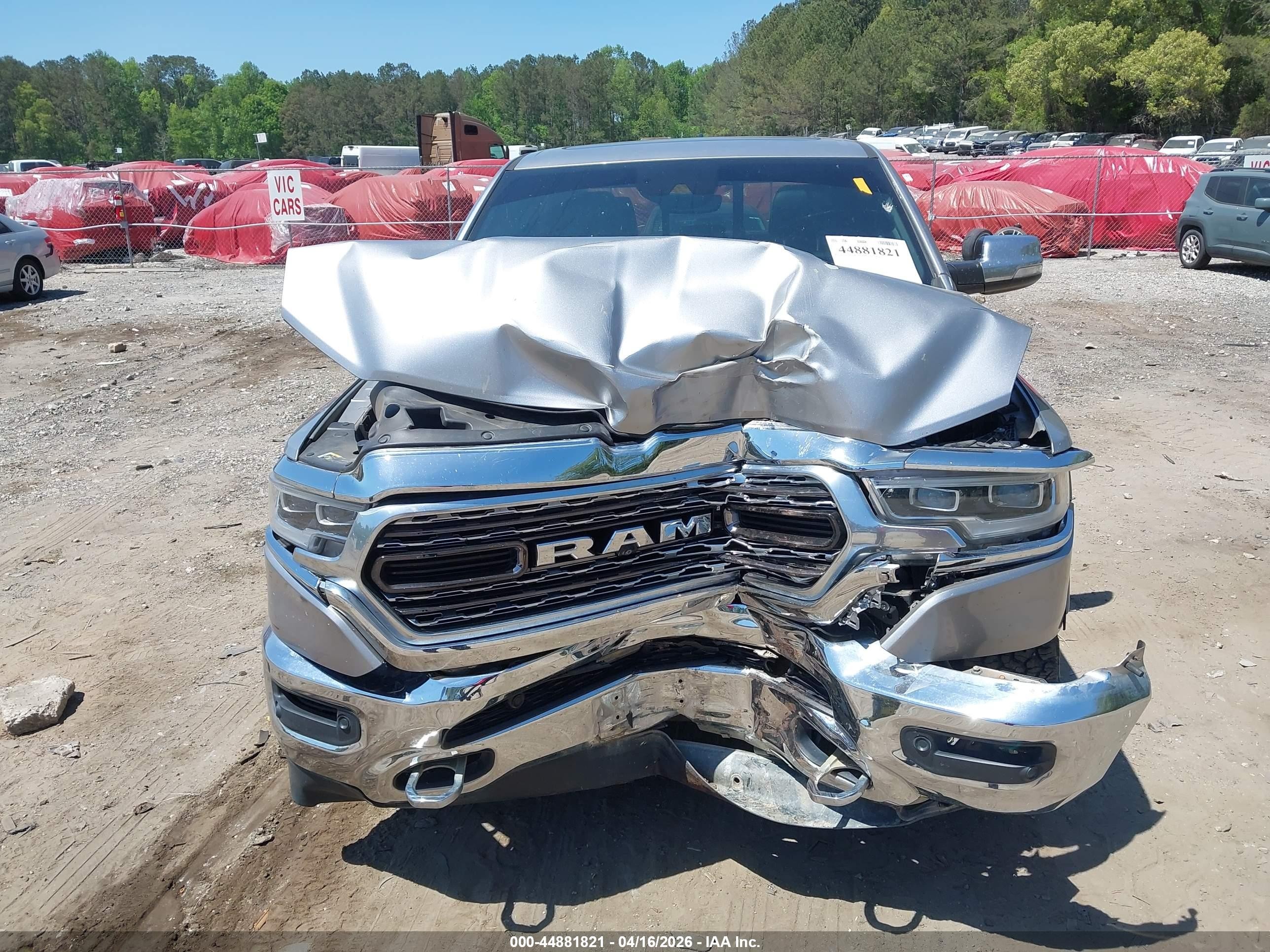 2019 Ram 1500 Limited  4x2 5'7 Box Gray vin: 1C6RREHT4KN800709