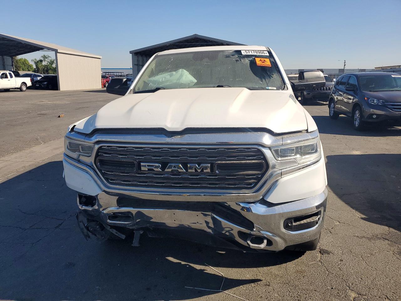 2021 Ram 1500 Limited Белый vin: 1C6RREHT4MN710222