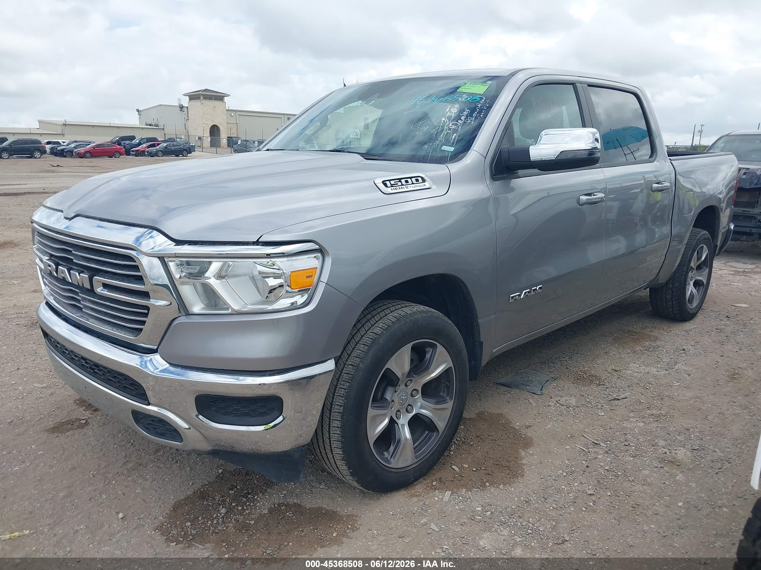 2024 Ram 1500 Laramie  4x2 5'7 Box Gray vin: 1C6RREJT7RN219726
