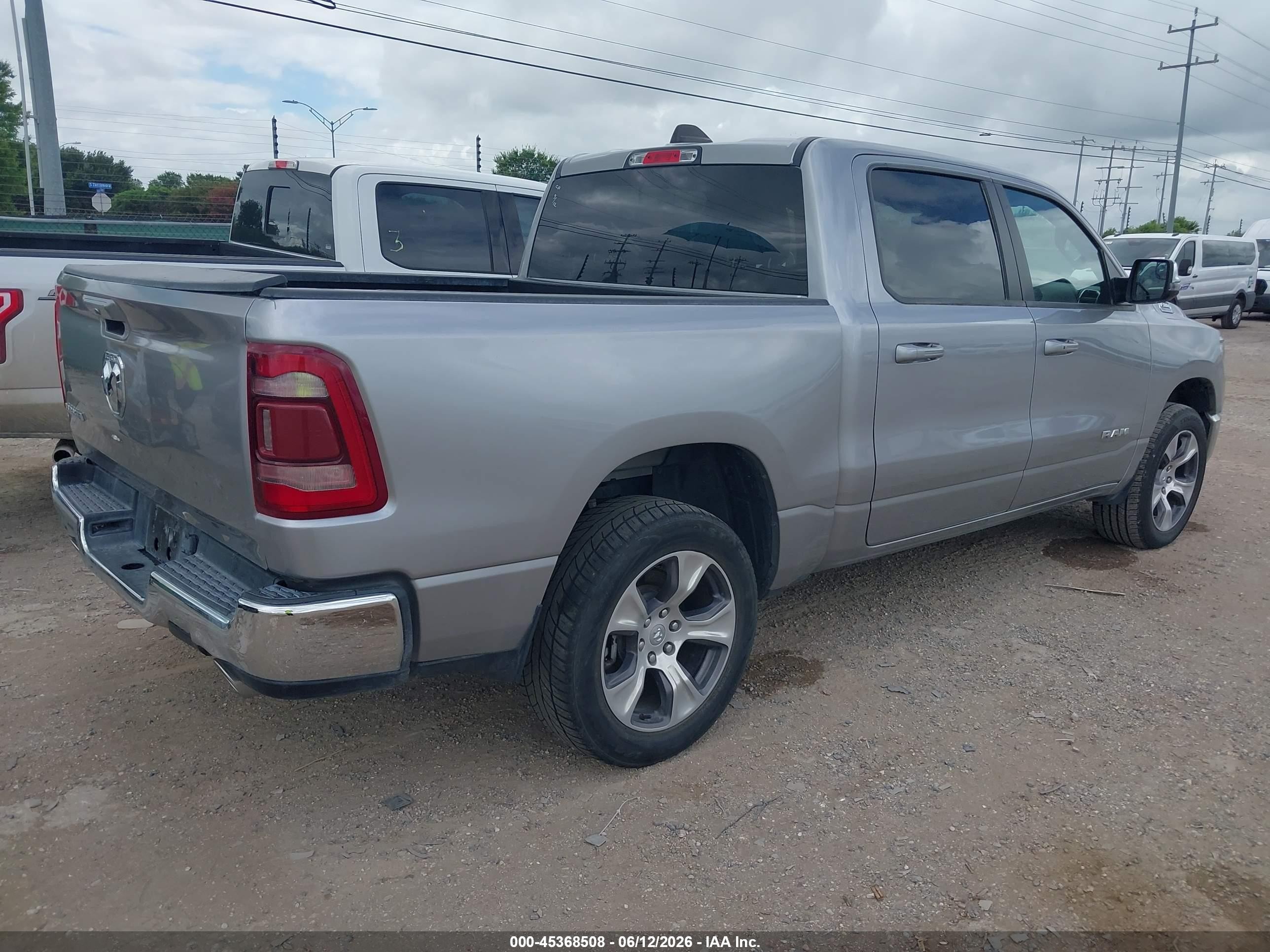 2024 Ram 1500 Laramie  4x2 5'7 Box Gray vin: 1C6RREJT7RN219726
