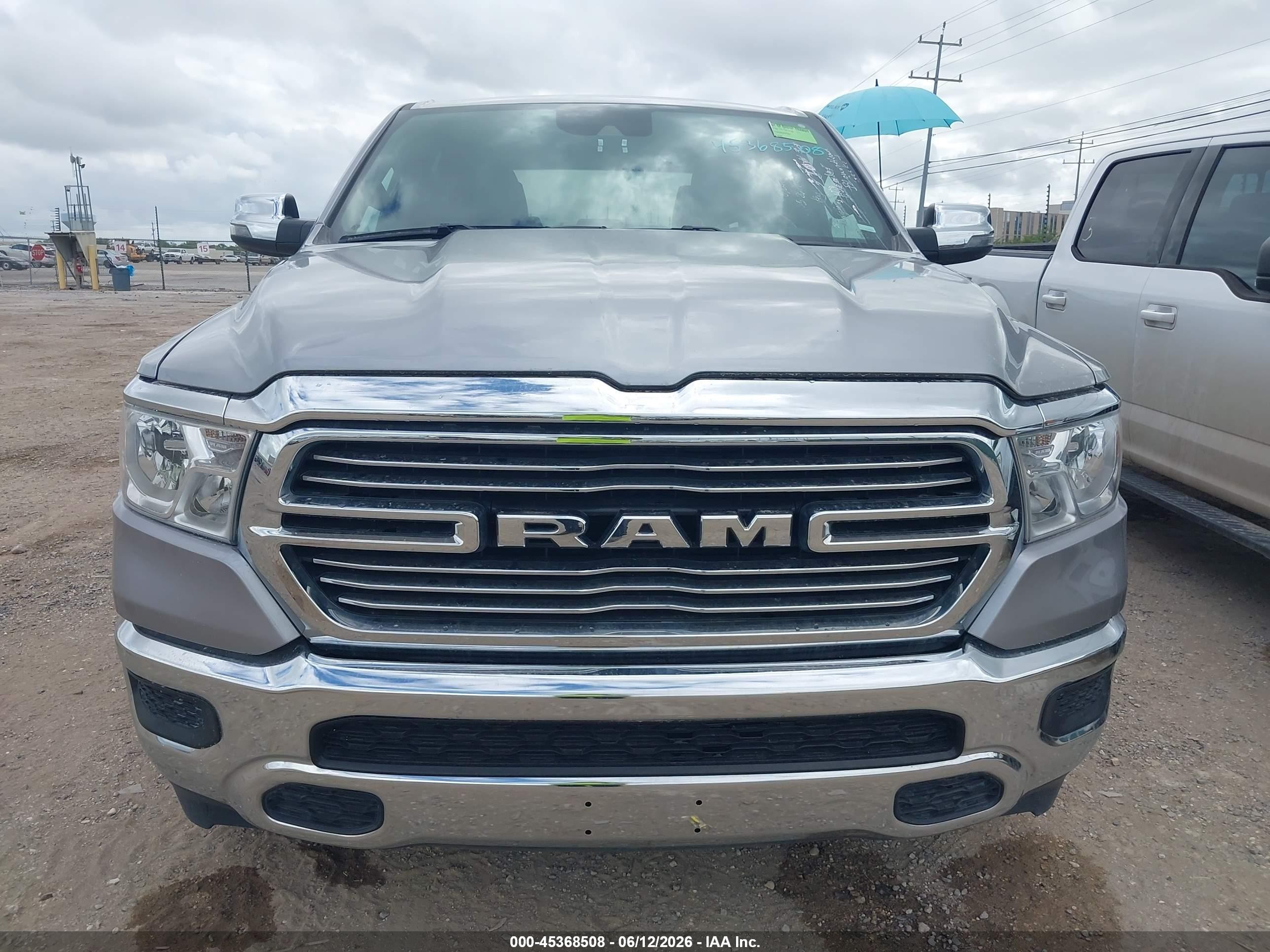 2024 Ram 1500 Laramie  4x2 5'7 Box Gray vin: 1C6RREJT7RN219726