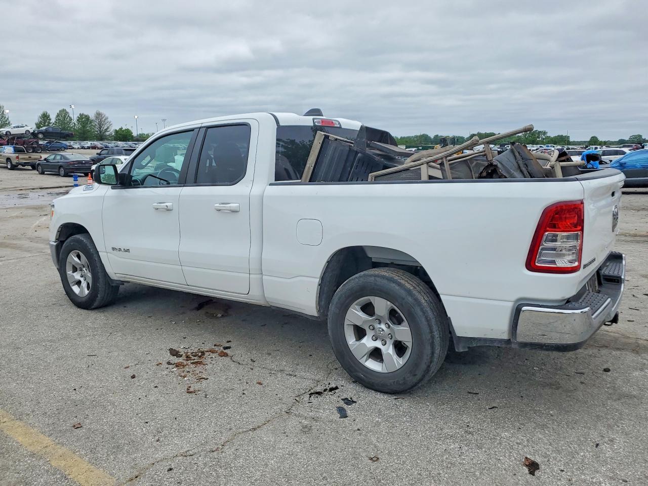2022 Ram 1500 Big Horn White vin: 1C6RRFBG1NN394359