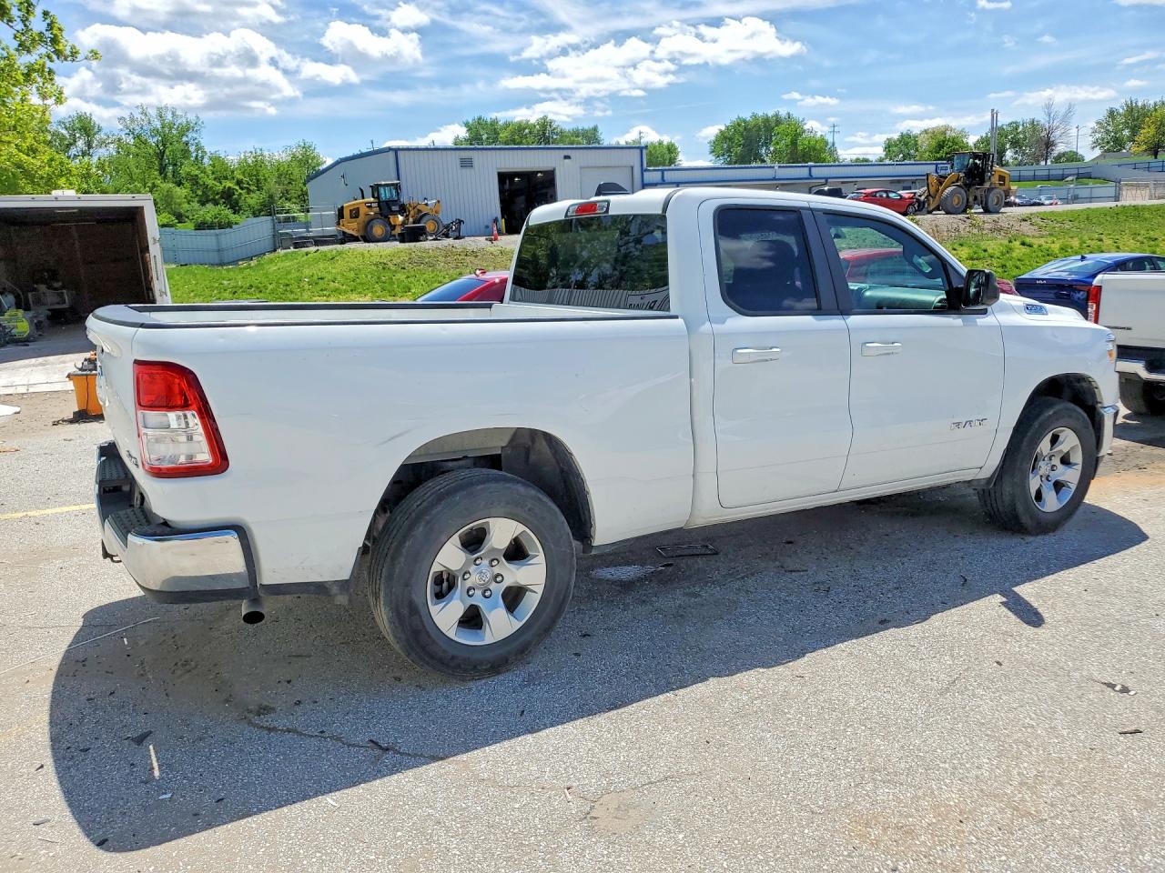 2022 Ram 1500 Big Horn White vin: 1C6RRFBG4NN348427