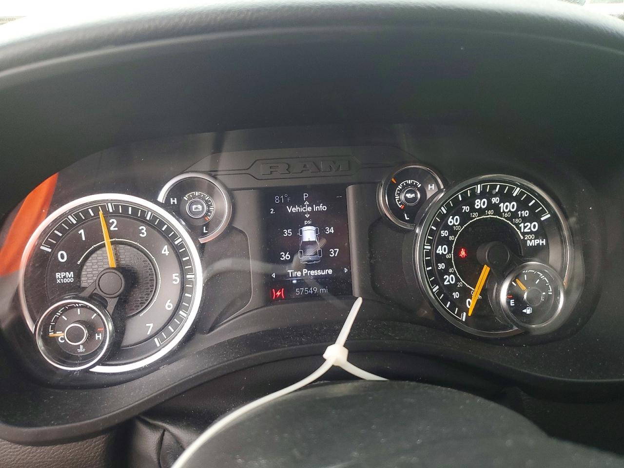 2022 Ram 1500 Big Horn Серый vin: 1C6RRFBG6NN255926