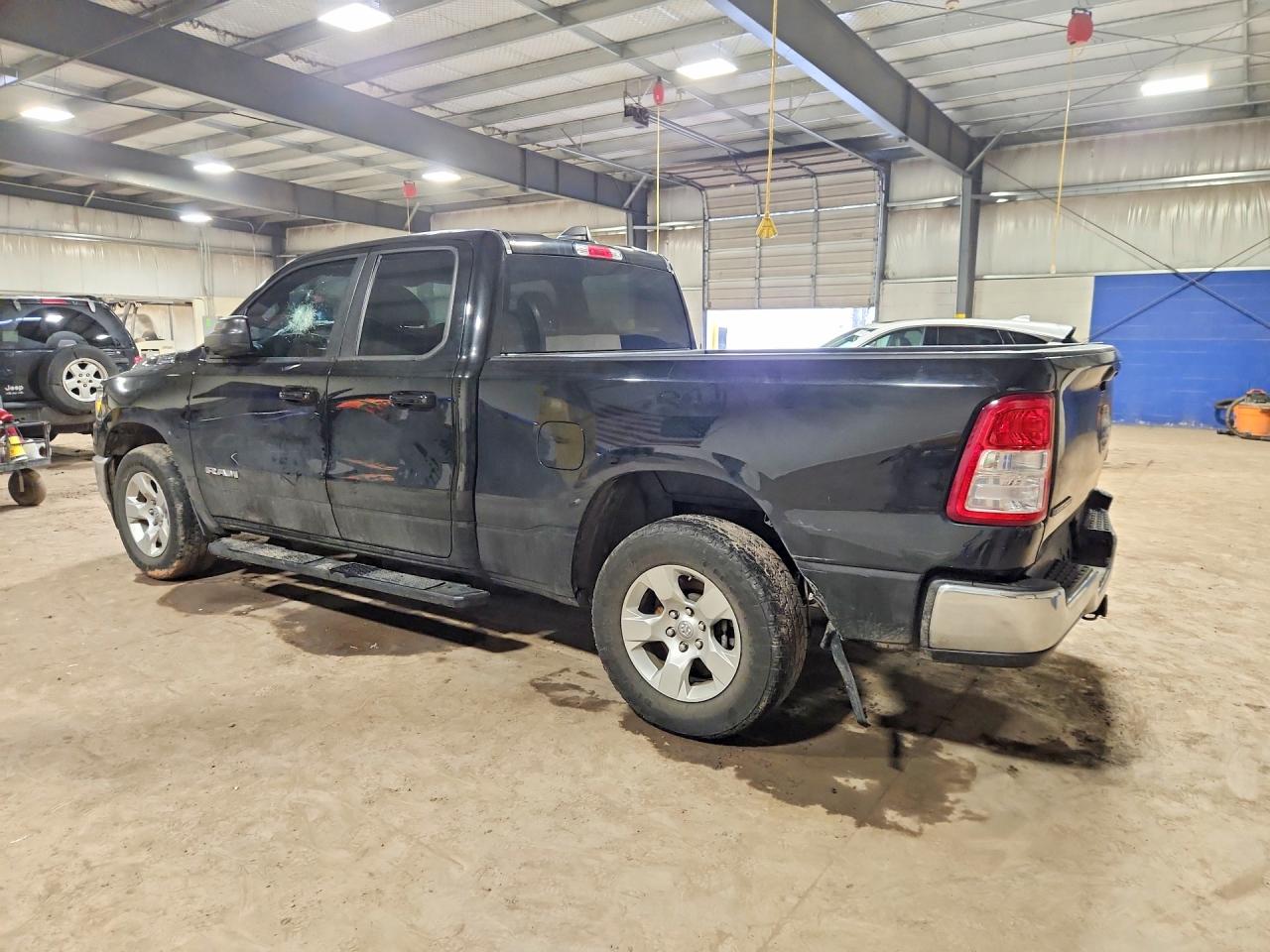 2021 Ram 1500 Big Horn Black vin: 1C6RRFBG8MN646736