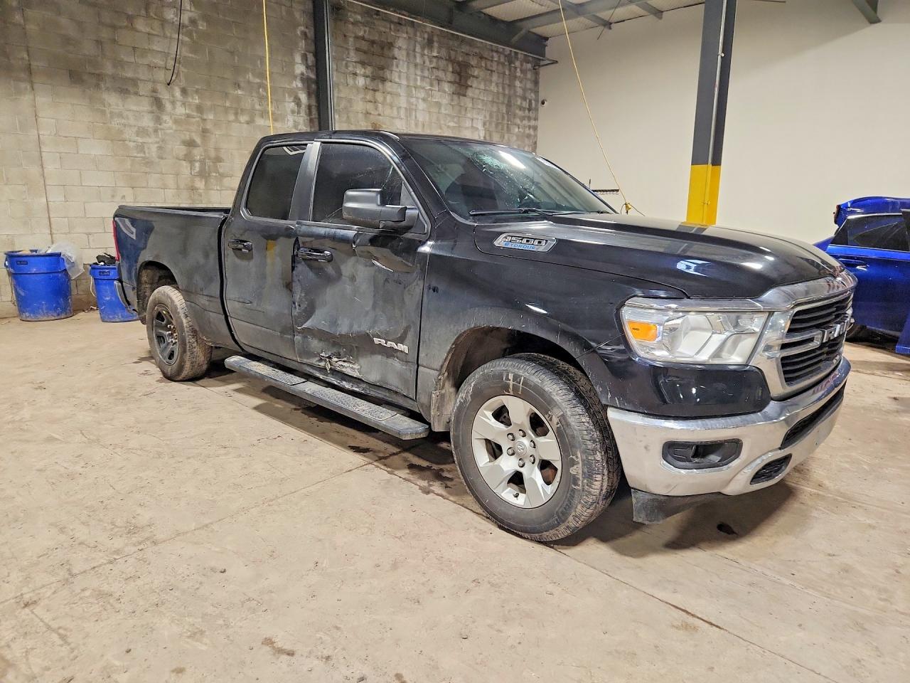 2021 Ram 1500 Big Horn Black vin: 1C6RRFBG8MN646736