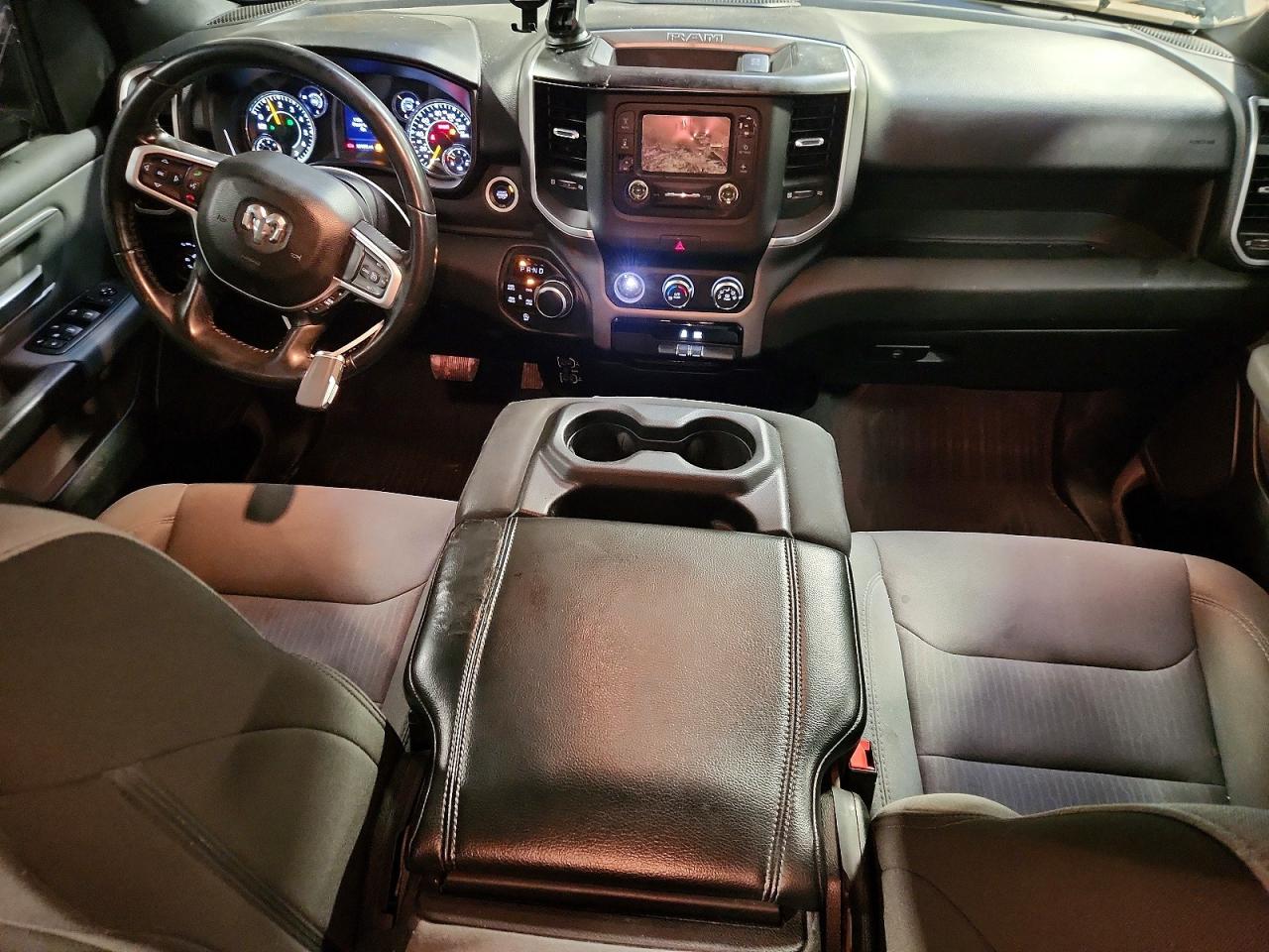 2021 Ram 1500 Big Horn Black vin: 1C6RRFBG8MN646736