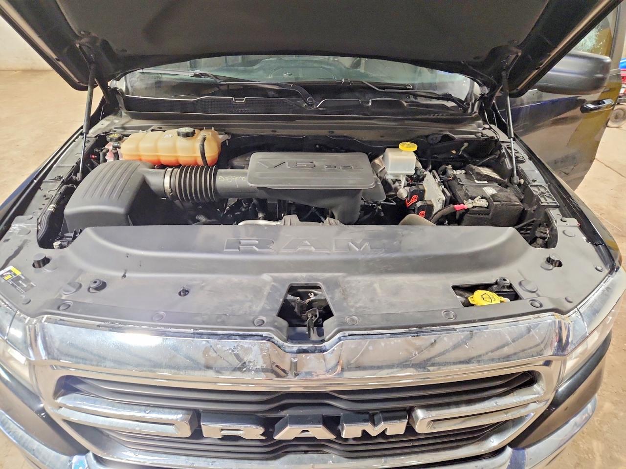 2021 Ram 1500 Big Horn Black vin: 1C6RRFBG8MN646736