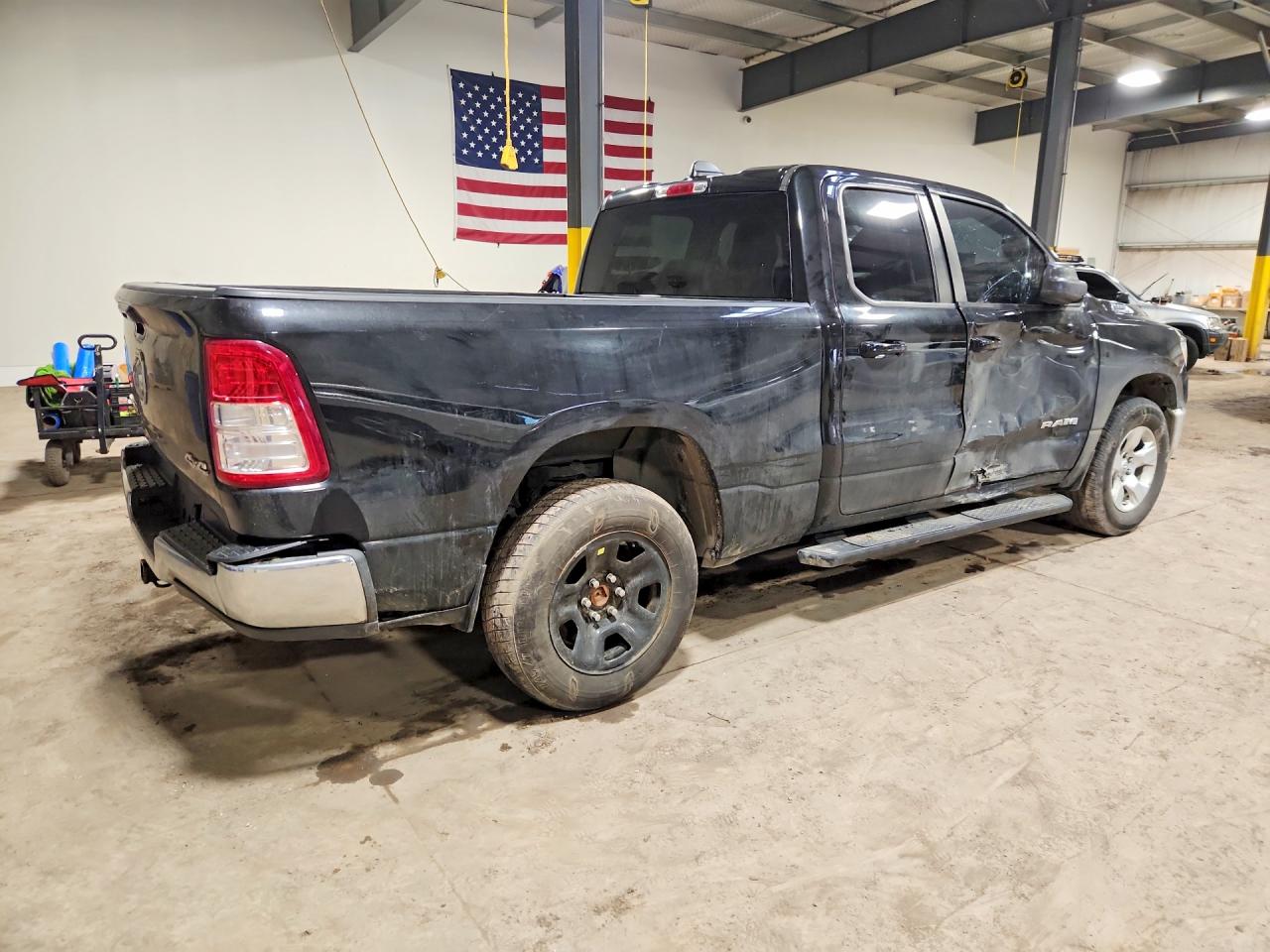 2021 Ram 1500 Big Horn Black vin: 1C6RRFBG8MN646736