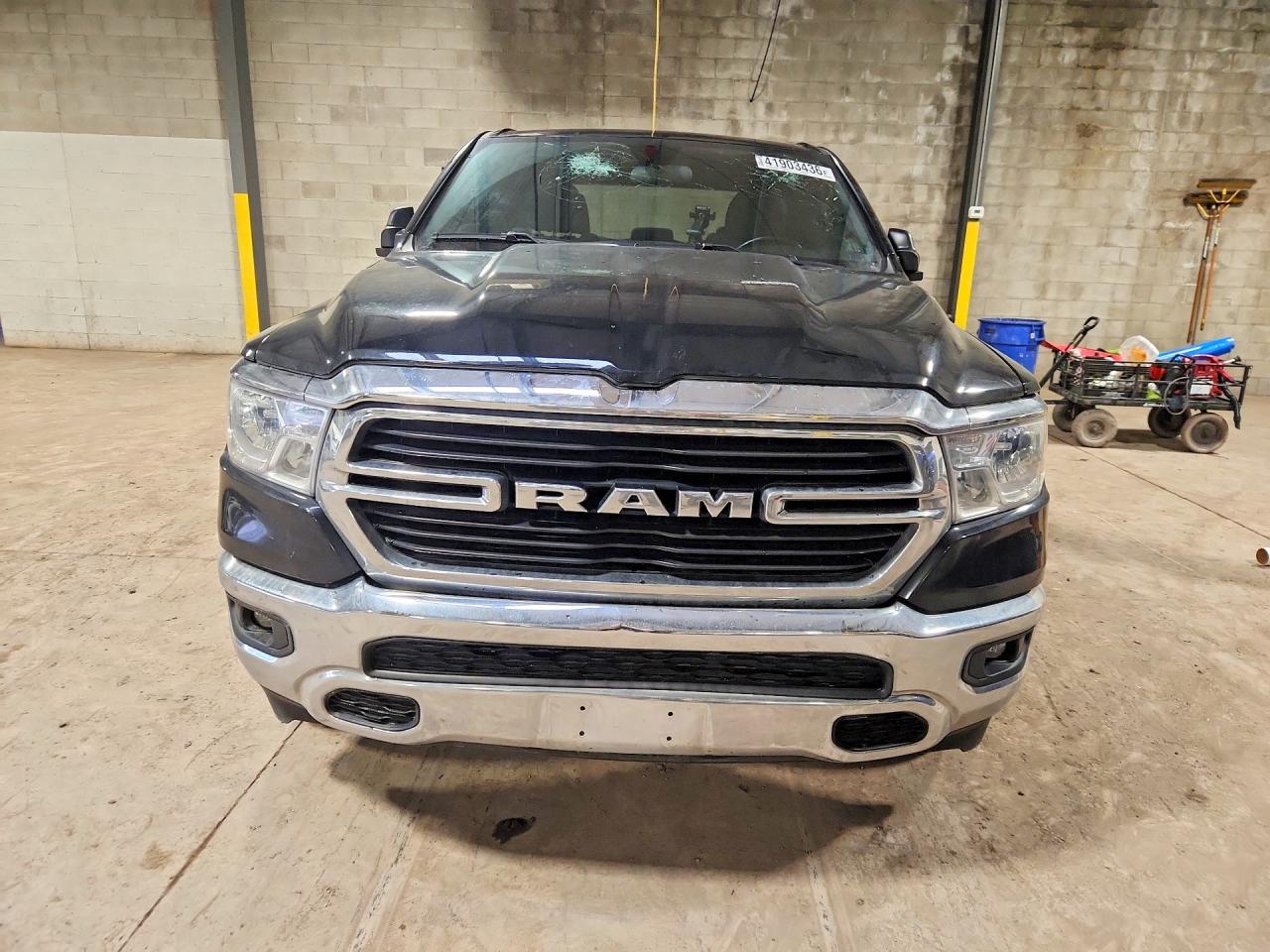 2021 Ram 1500 Big Horn Black vin: 1C6RRFBG8MN646736
