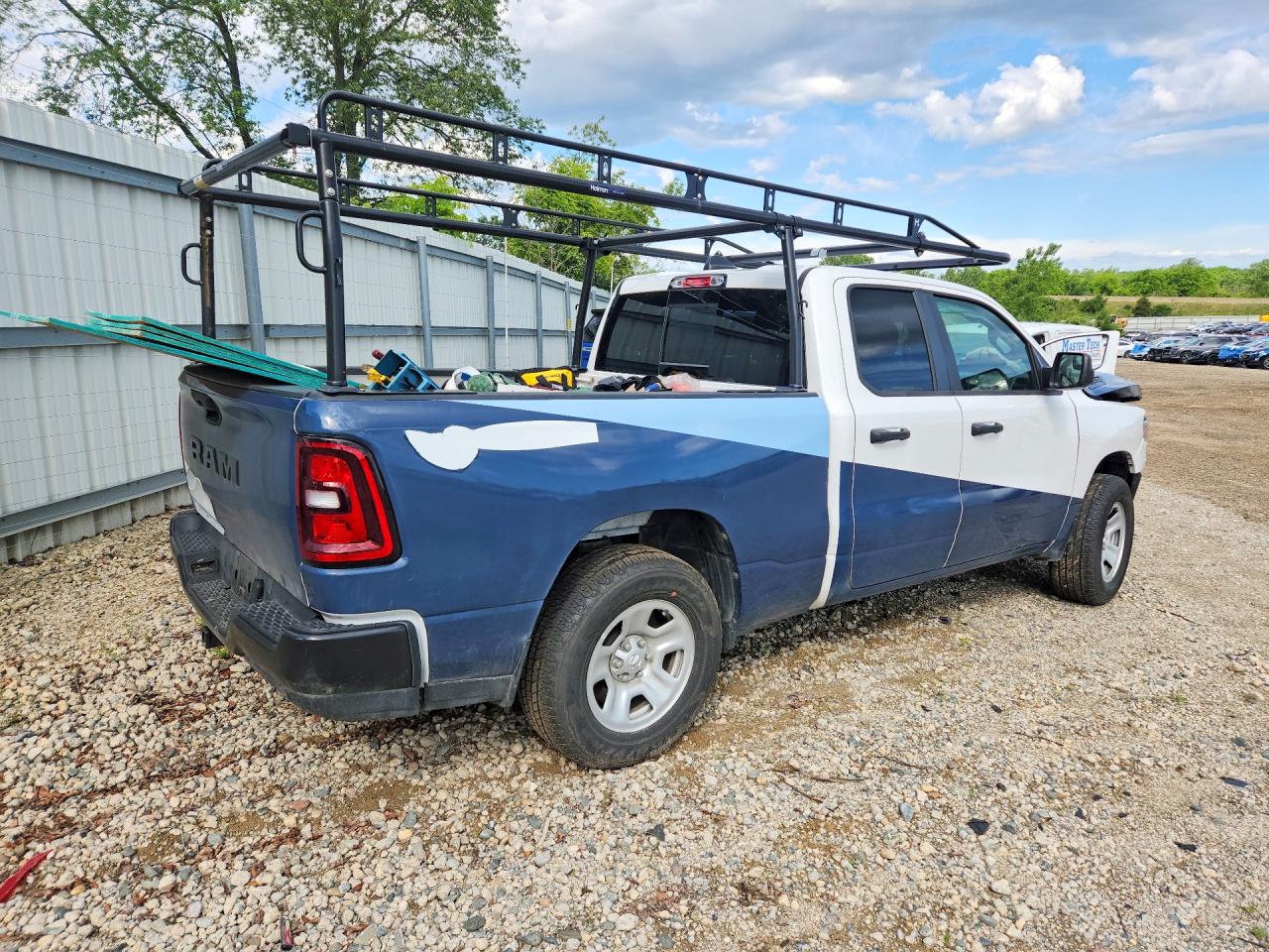 2025 Ram 1500 Tradesman Белый vin: 1C6RRFCG8SN696998