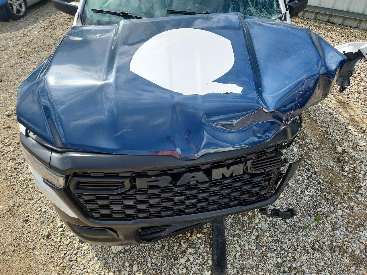 2025 Ram 1500 Tradesman Белый vin: 1C6RRFCG8SN696998