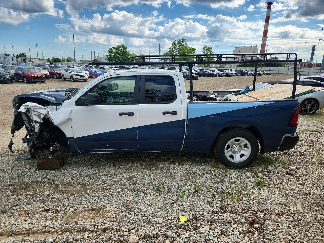 2025 Ram 1500 Tradesman Белый vin: 1C6RRFCG8SN696998