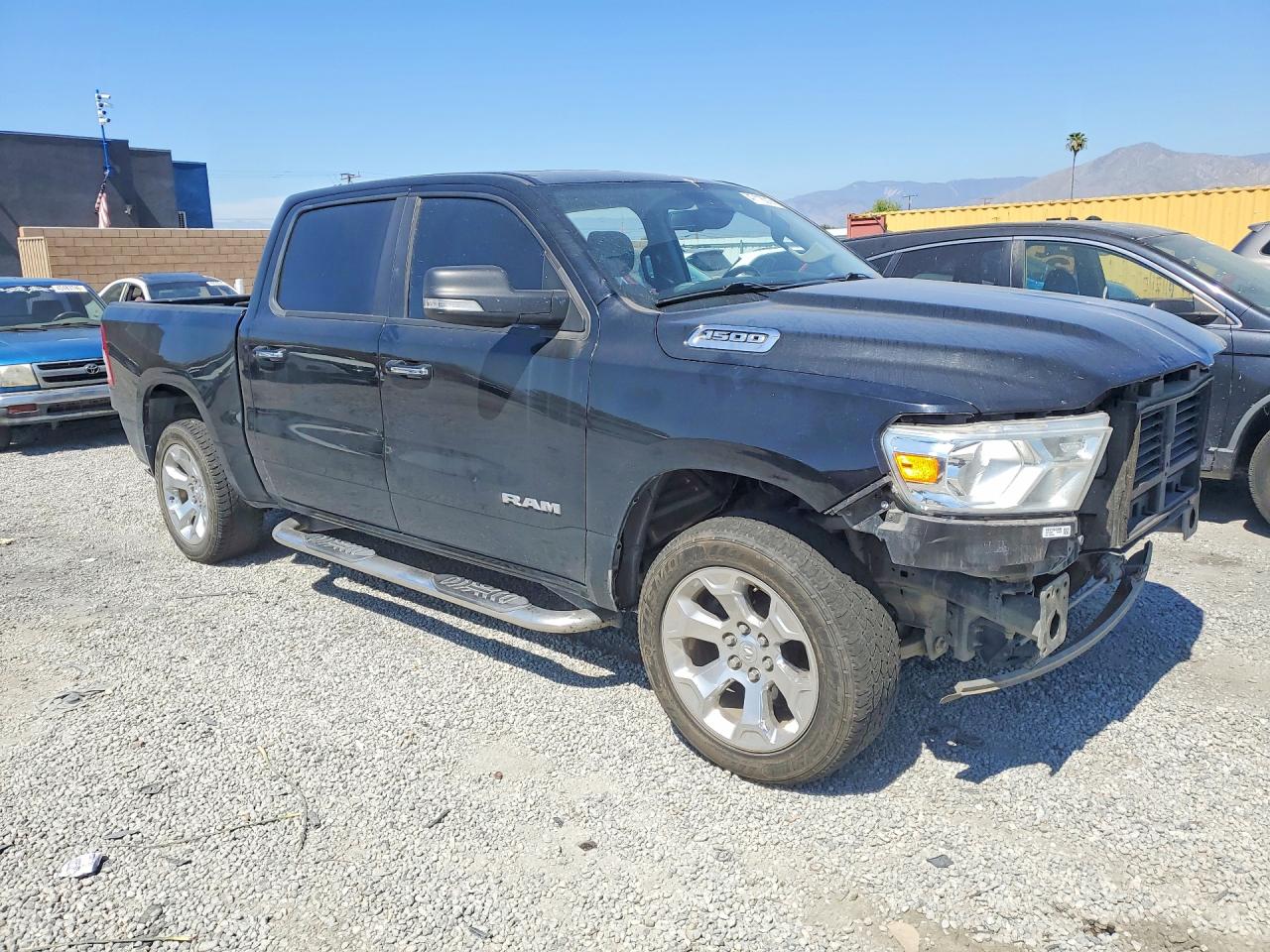 2019 Ram 1500 Big Horn Black vin: 1C6RRFFG0KN743968