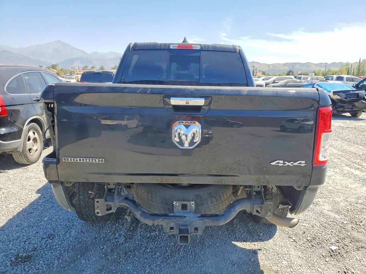 2019 Ram 1500 Big Horn Black vin: 1C6RRFFG0KN743968