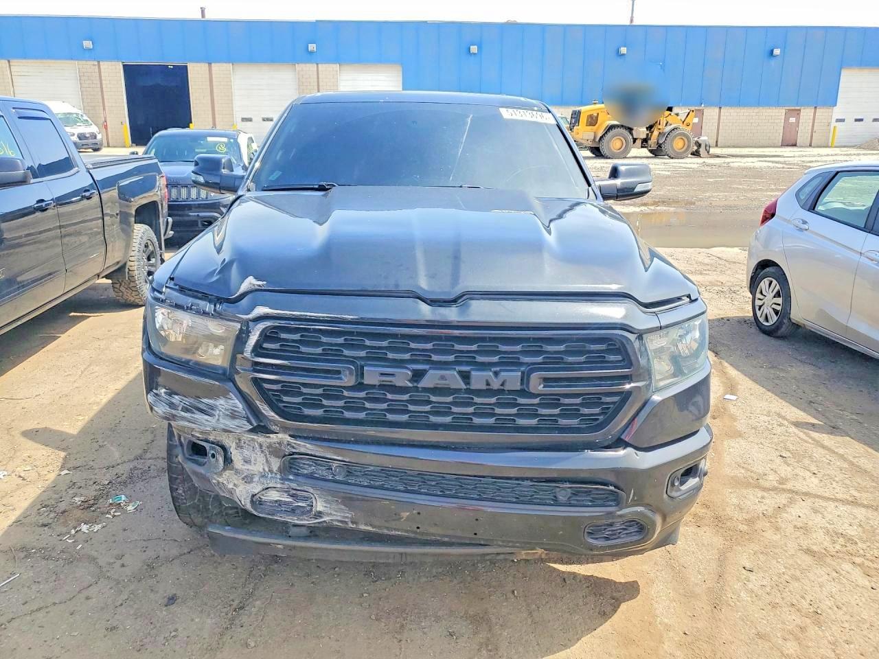2023 Ram 1500 Big Horn Черный vin: 1C6RRFFG1PN520197