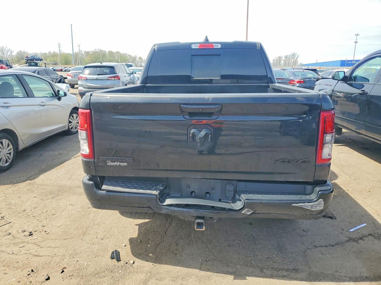 2023 Ram 1500 Big Horn Черный vin: 1C6RRFFG1PN520197