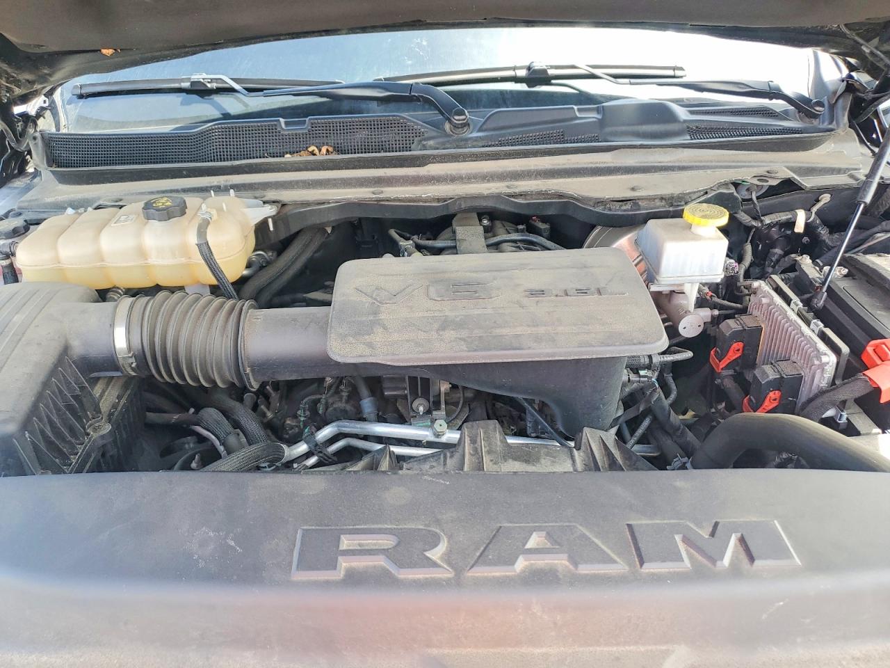 2023 Ram 1500 Big Horn Черный vin: 1C6RRFFG1PN520197