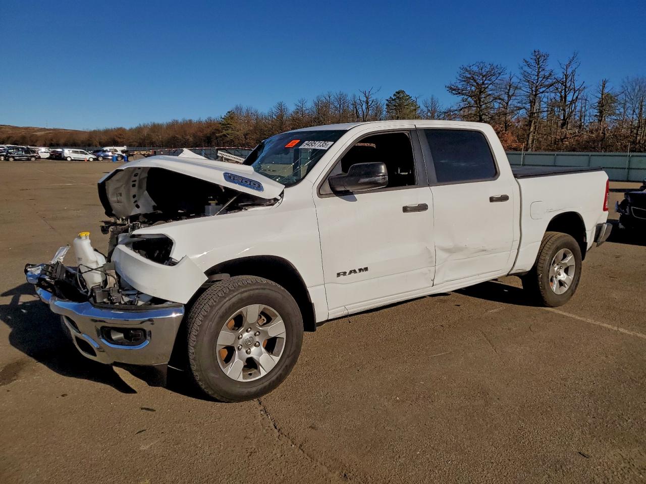 2023 Ram 1500 Big Horn/lone Star White vin: 1C6RRFFG1PN571313
