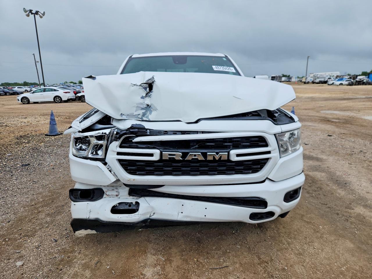 2022 Ram 1500 Big Horn White vin: 1C6RRFFG2NN445099