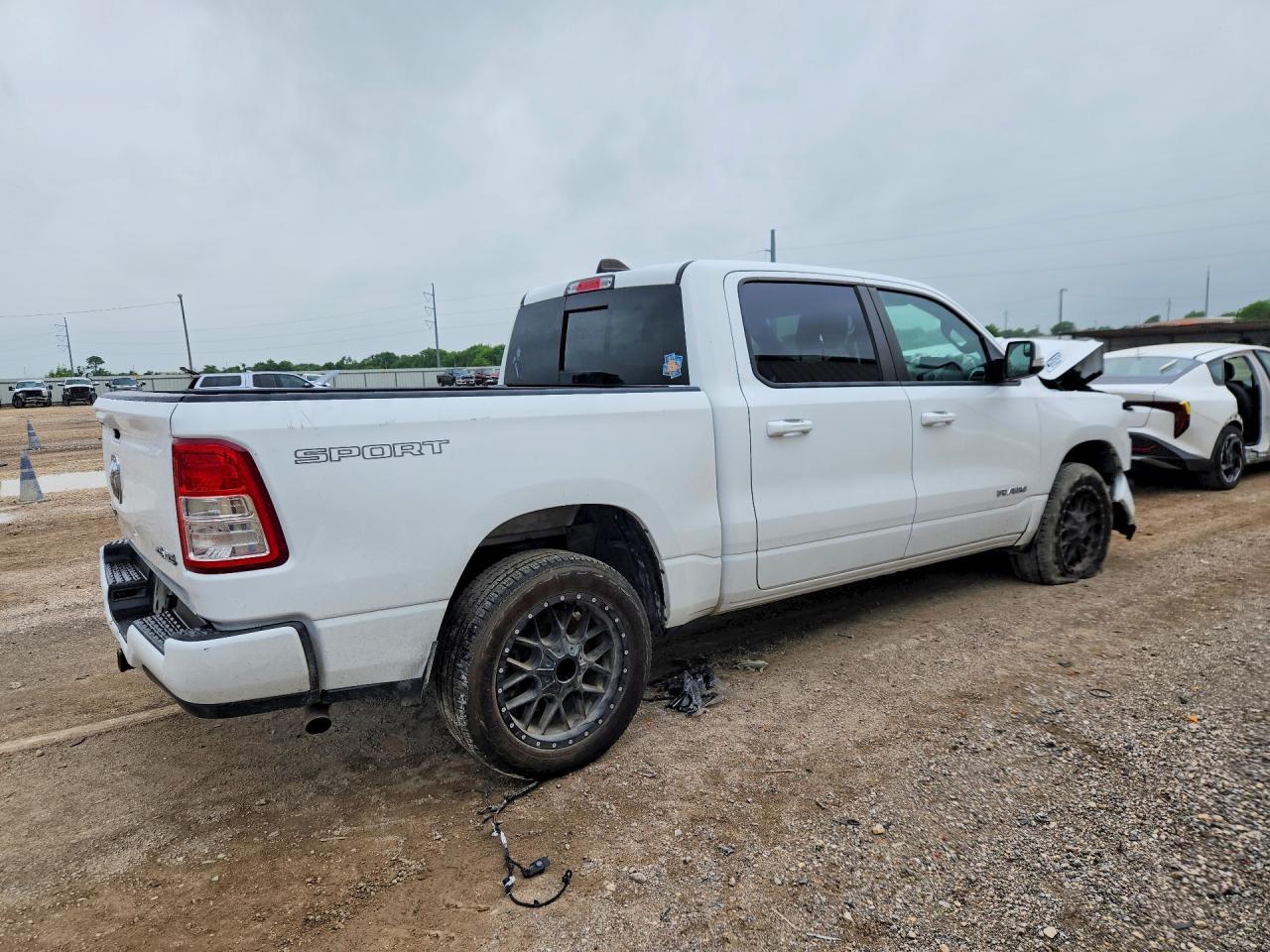 2022 Ram 1500 Big Horn White vin: 1C6RRFFG2NN445099