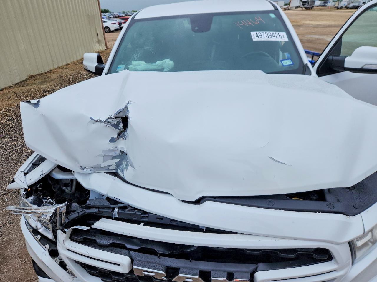 2022 Ram 1500 Big Horn White vin: 1C6RRFFG2NN445099
