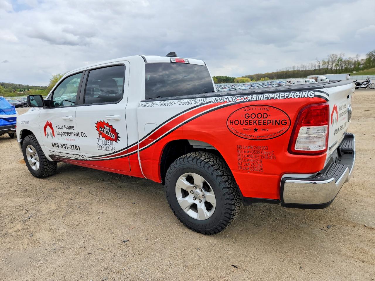 2021 Ram 1500 Big Horn White vin: 1C6RRFFG3MN573446