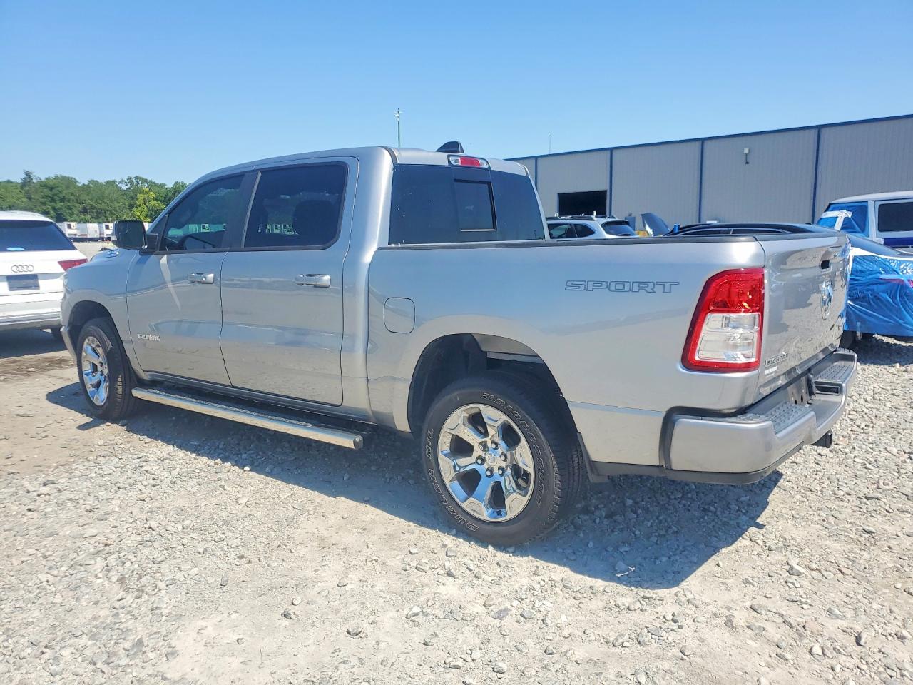 2022 Ram 1500 Big Horn Silver vin: 1C6RRFFG3NN443538