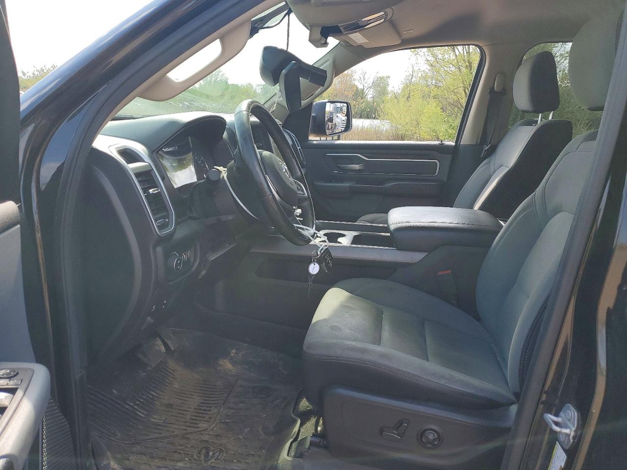 2019 Ram 1500 Big Horn Black vin: 1C6RRFFG4KN803265