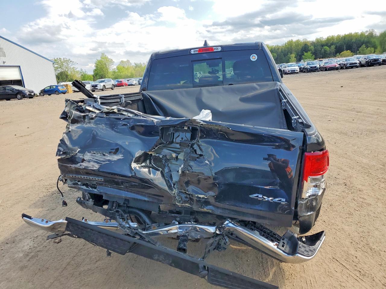 2019 Ram 1500 Big Horn Black vin: 1C6RRFFG4KN803265