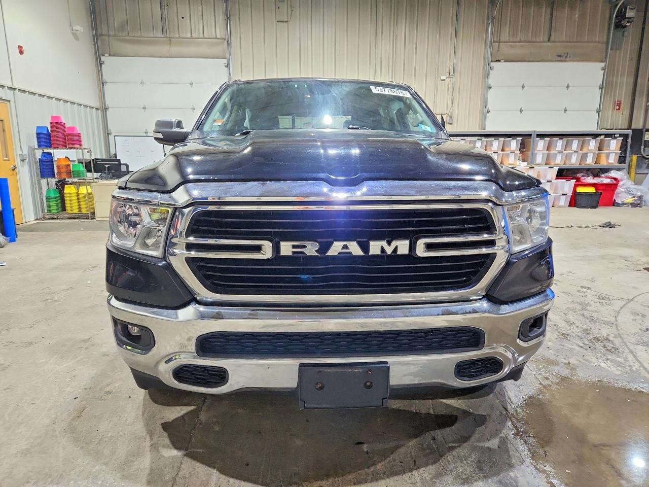 2019 Ram 1500 Big Horn Black vin: 1C6RRFFG4KN820972