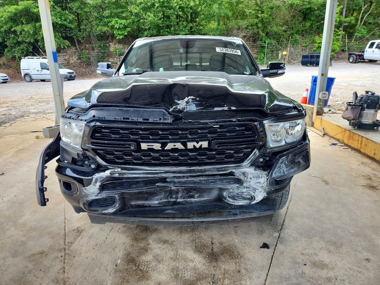 2022 Ram 1500 Big Horn Black vin: 1C6RRFFG6NN456042