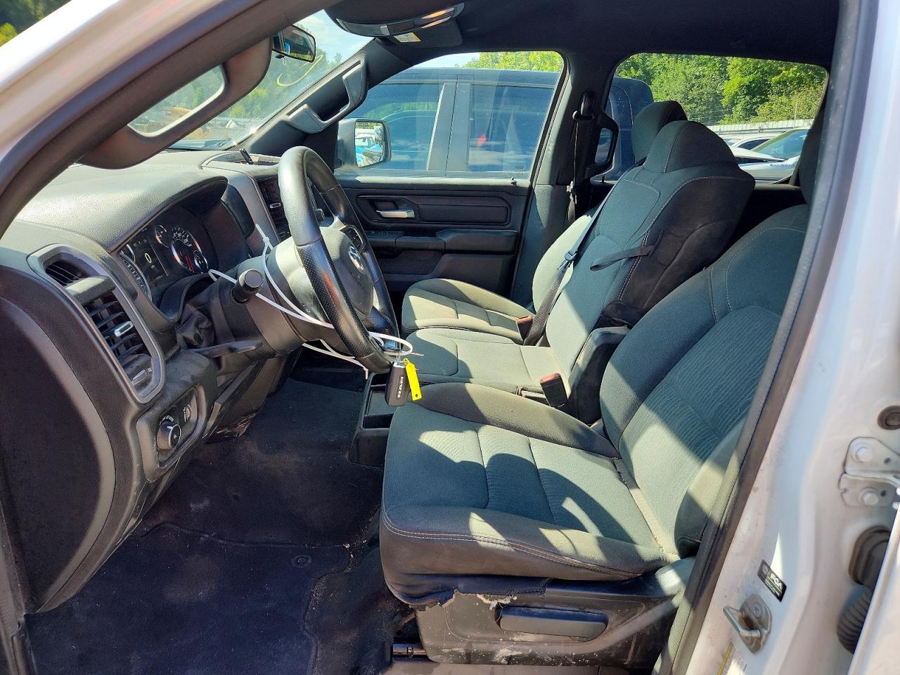 2023 Ram 1500 Tradesman White vin: 1C6RRFGG7PN638656