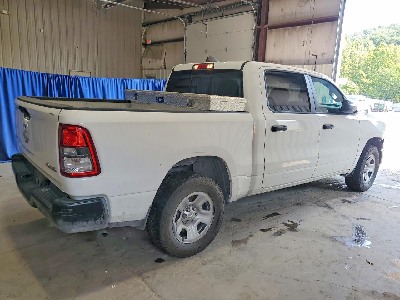 2023 Ram 1500 Tradesman White vin: 1C6RRFGG7PN638656