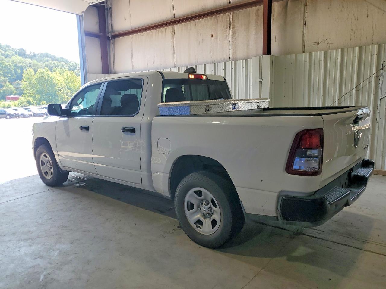 2023 Ram 1500 Tradesman White vin: 1C6RRFGG7PN638656