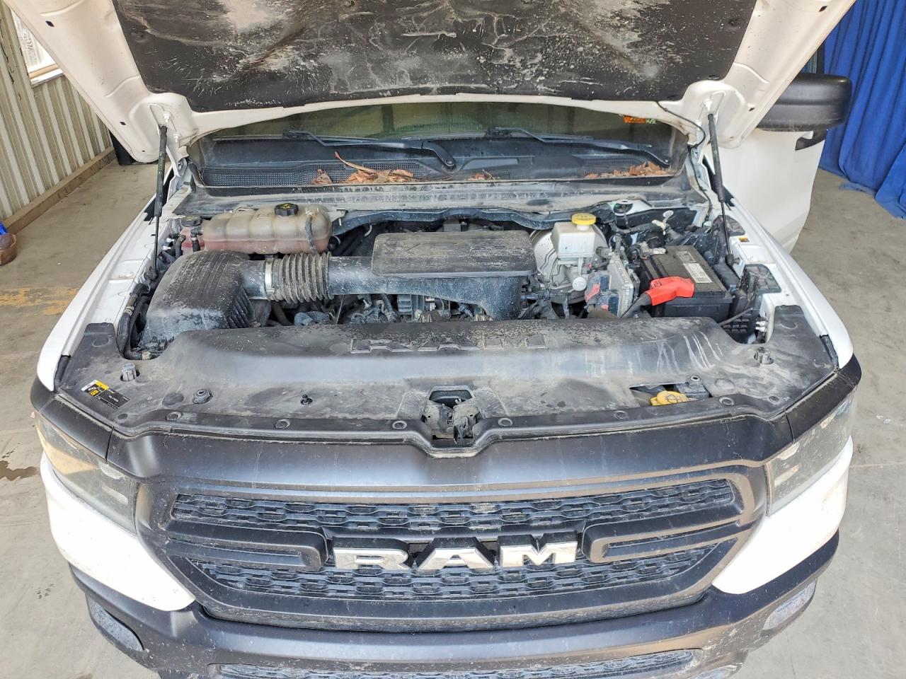 2023 Ram 1500 Tradesman White vin: 1C6RRFGG7PN638656