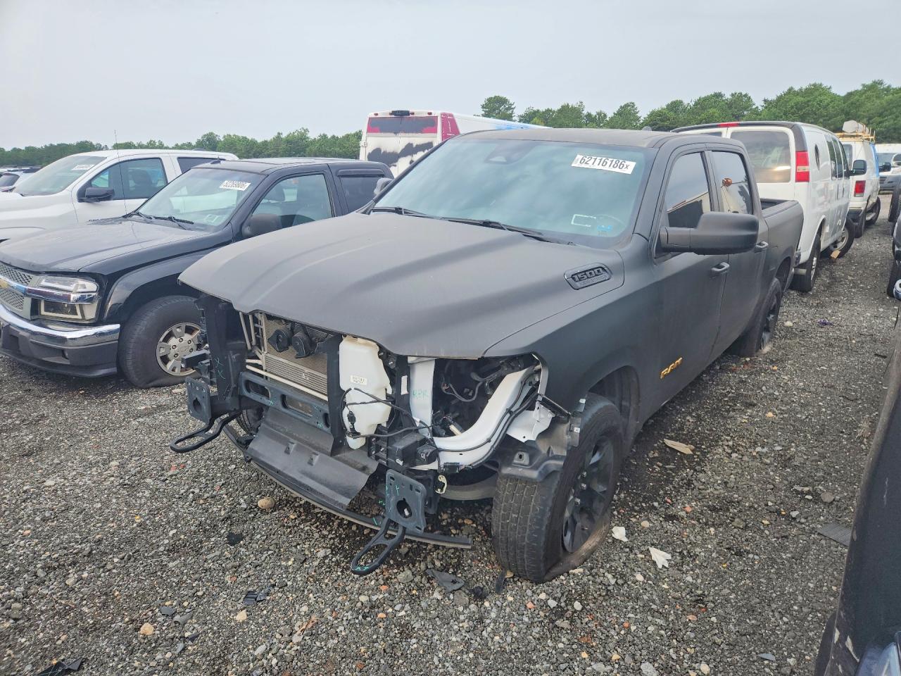 2025 Ram 1500 Tradesman Black vin: 1C6RRFGGXSN554436