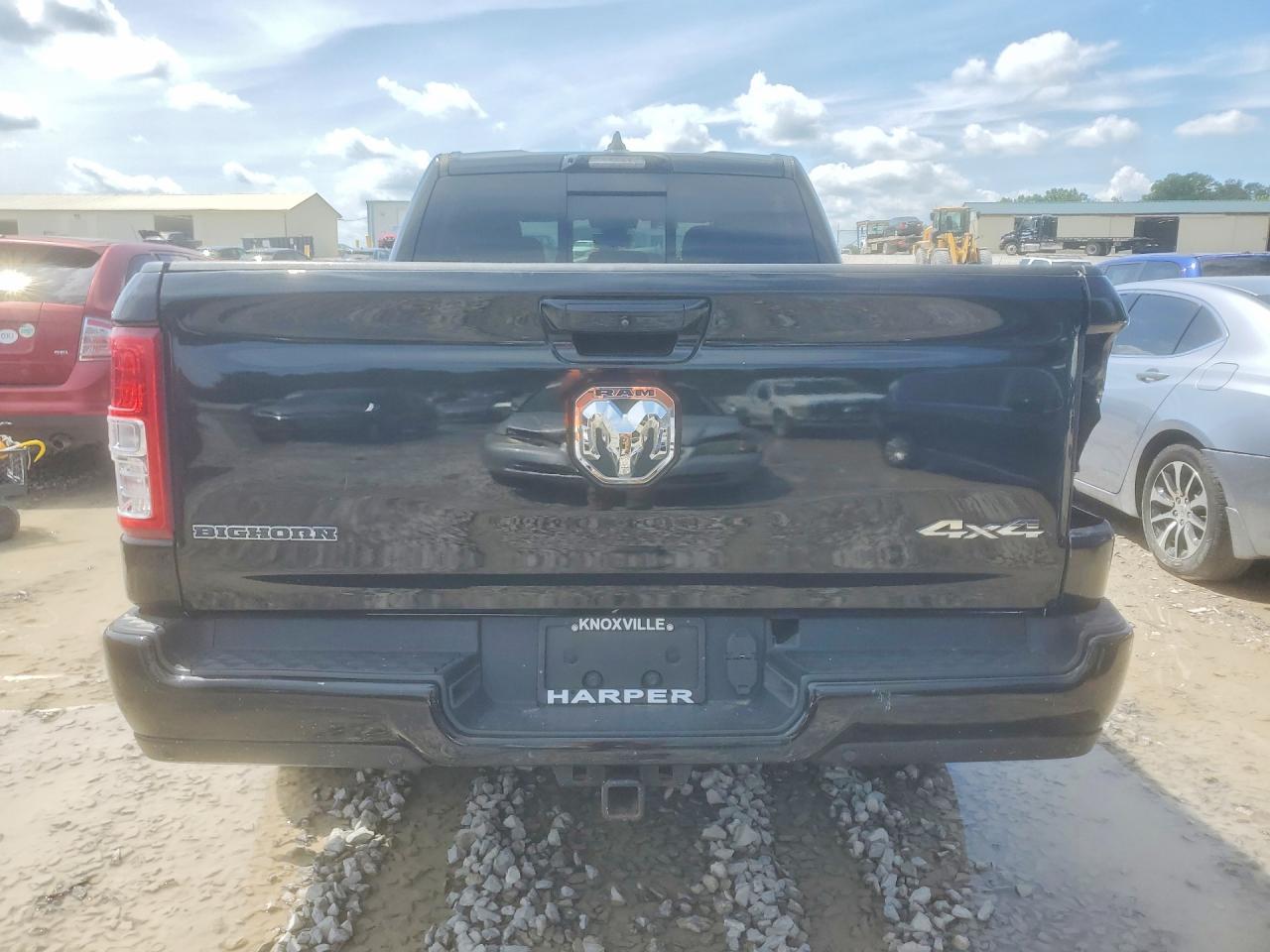 2021 Ram 1500 Big Horn Черный vin: 1C6RRFMG0MN625733