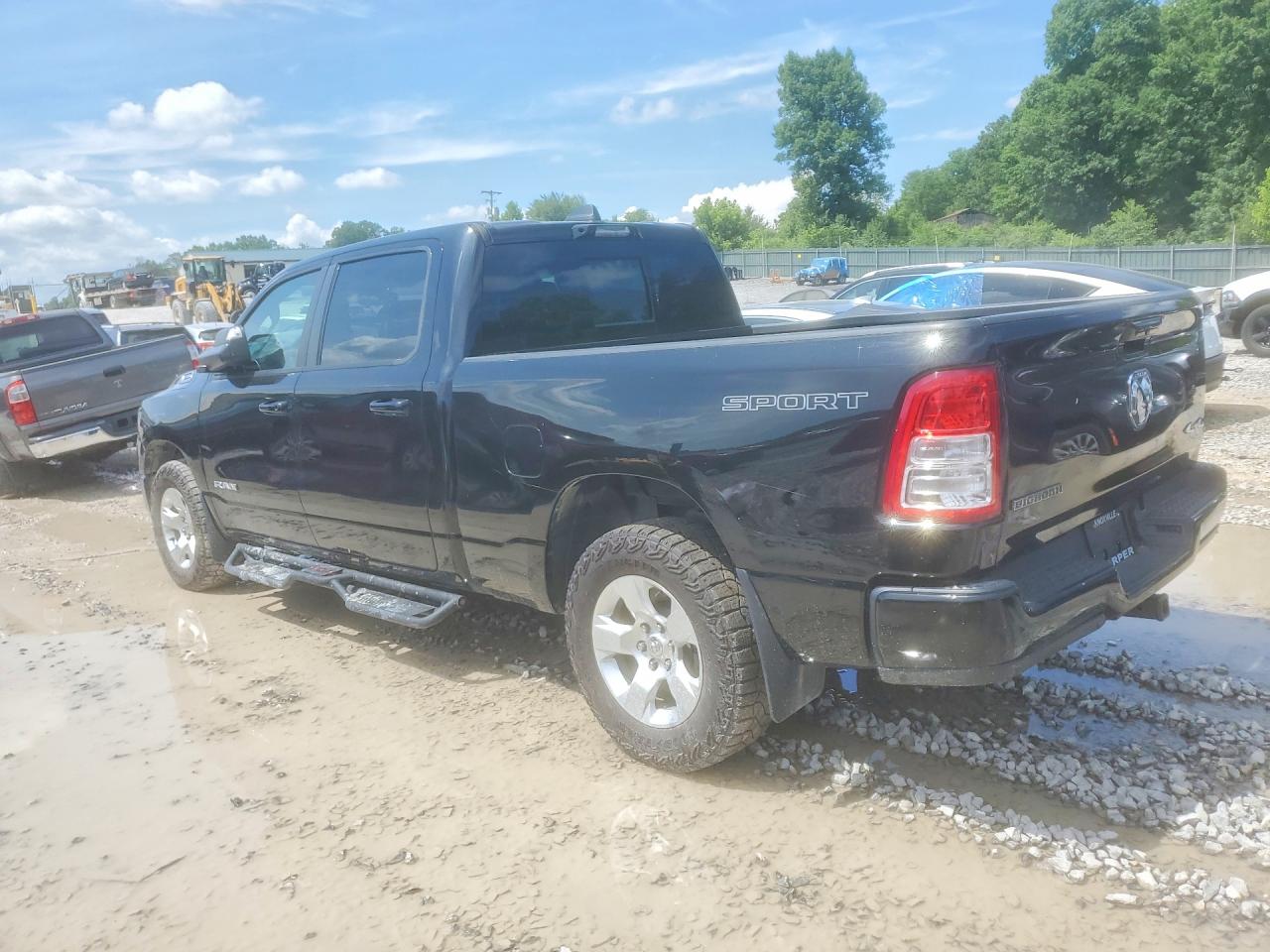 2021 Ram 1500 Big Horn Черный vin: 1C6RRFMG0MN625733