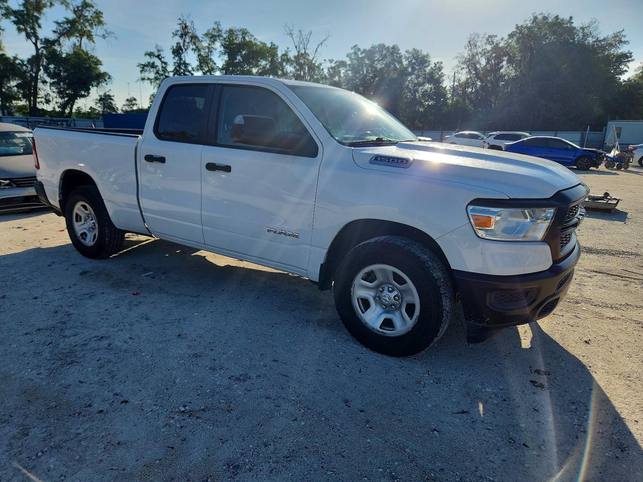 2020 Ram 1500 Tradesman White vin: 1C6SRECGXLN386087