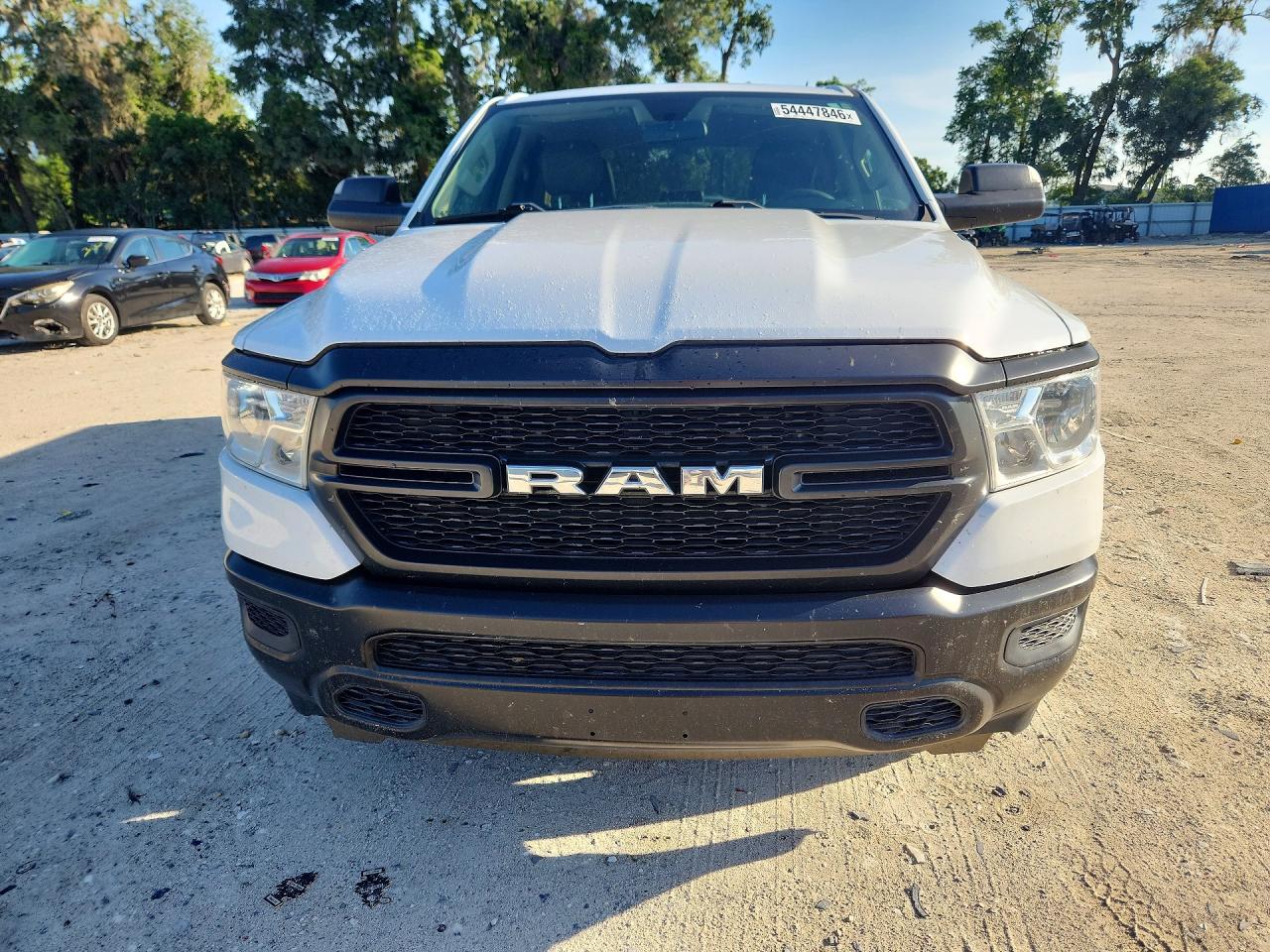 2020 Ram 1500 Tradesman White vin: 1C6SRECGXLN386087