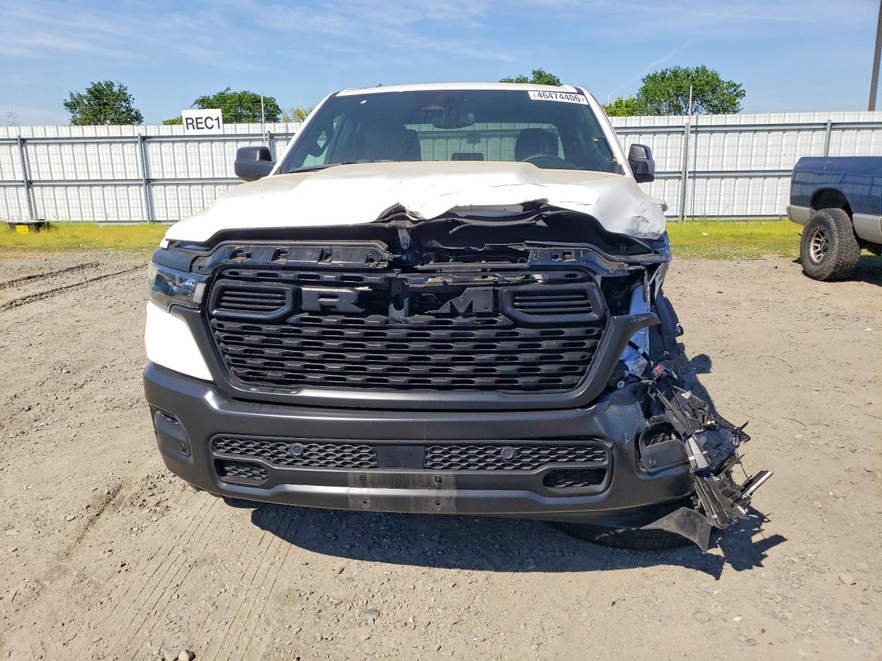 2025 Ram 1500 Tradesman White vin: 1C6SRECGXSN569875